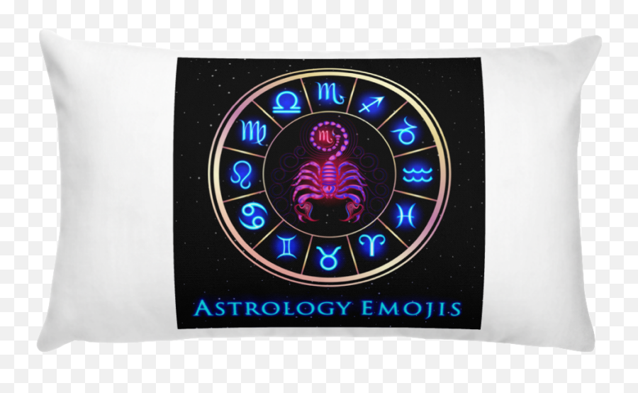 Astrology Emoji Pillow - Decorative,Zodiac Emojis