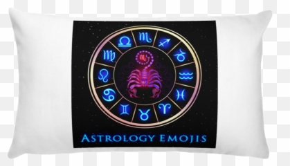 Astrology Emoji Pillow - Decorative,Zodiac Emojis
