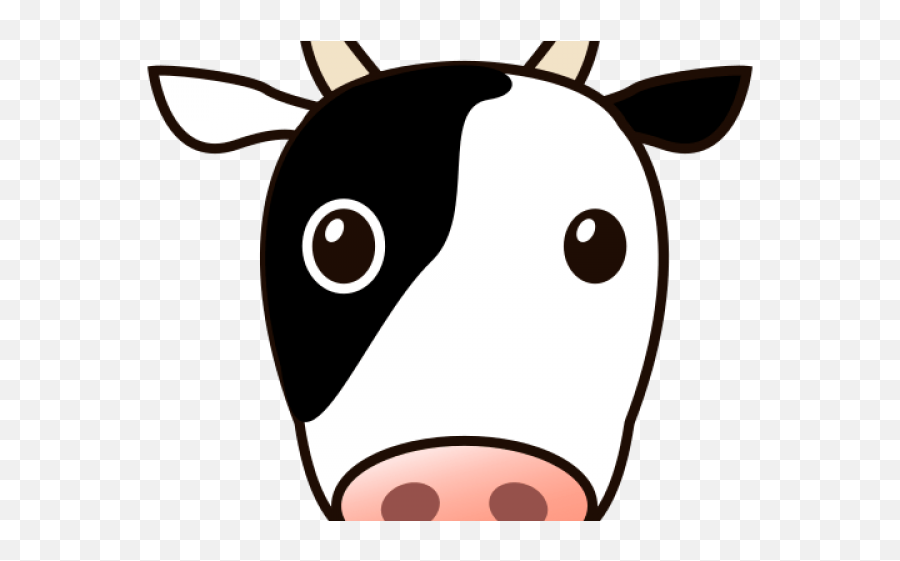 Cow Face Cartoon - Drawing Cartoon Cow Face Emoji,Cow Face Emoji