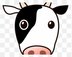 Cow Face Cartoon - Drawing Cartoon Cow Face Emoji,Cow Face Emoji