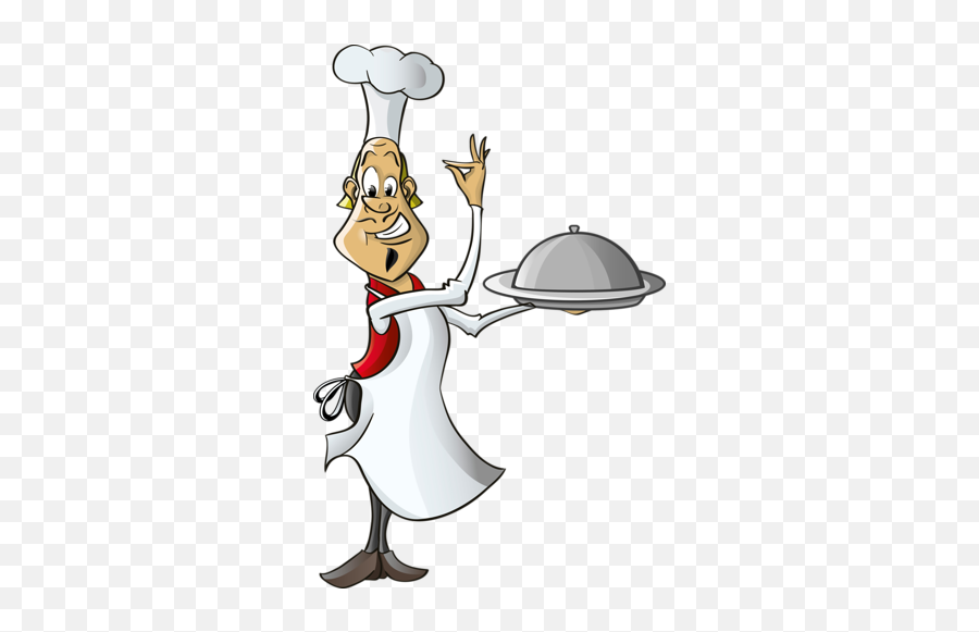 Cartoon Chef Cartoon Chef Images - Waiter Cartoon Png Emoji,Italian Chef Kiss Emoji
