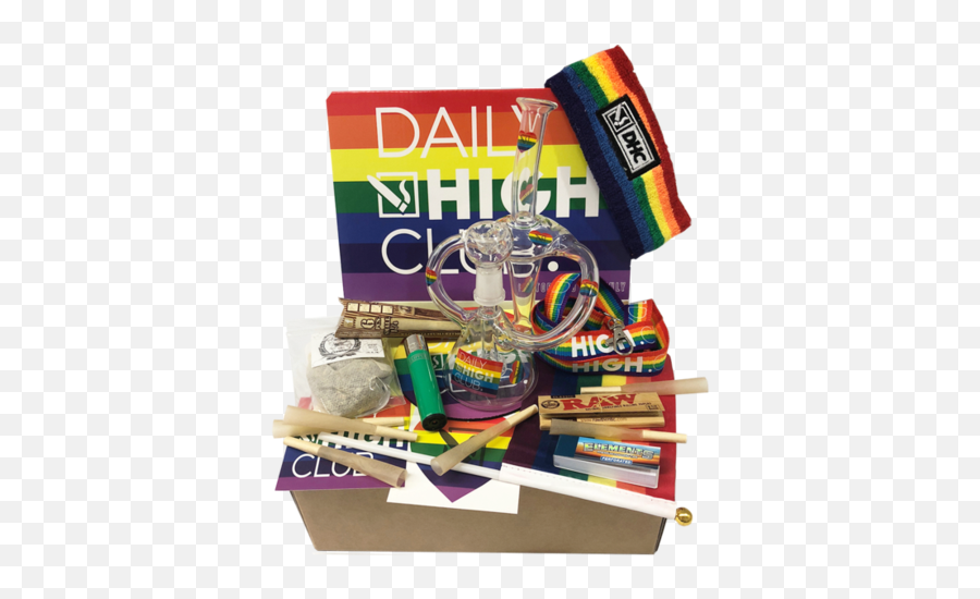 Special Edition Unboxing Dhcu0027s Pride Box U2013 Daily High Club - Messy Emoji,Smoking A Joint Emoji