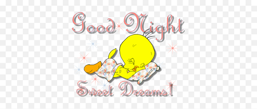 Top Dolce Stickers For Android Ios - Tweety Bird Good Night Gif Emoji,Sweet Dream Emoji