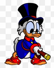 Scrooge Mcduck Clipart - Scrooge Mcduck Ducktales Remastered Emoji,Scrooge Emoji