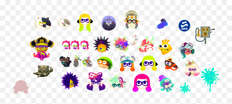 High Res Raster Graphics Of Splatoon - Dot Emoji,Emoji Words Level 62