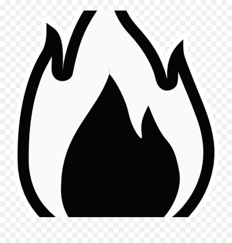 Black Fire Png Download Free Clip Art - Transparent Fire Clipart Black And White Emoji,Black Fire Emoji