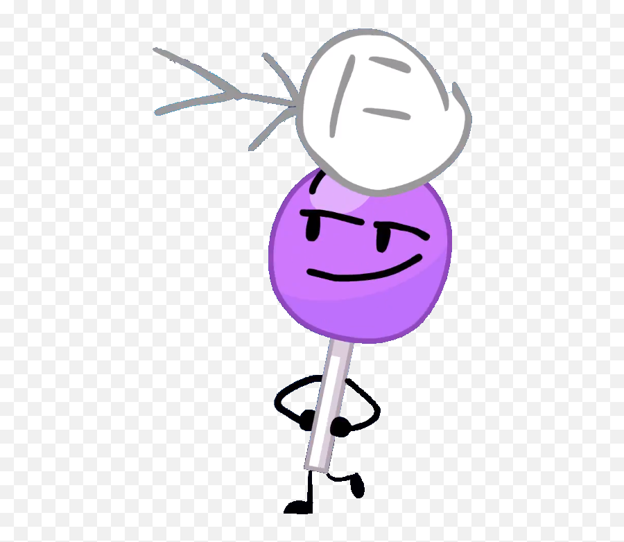 Lollipop Bfdi Object Shows Community Fandom - Happy Emoji,K Shine Emoticon