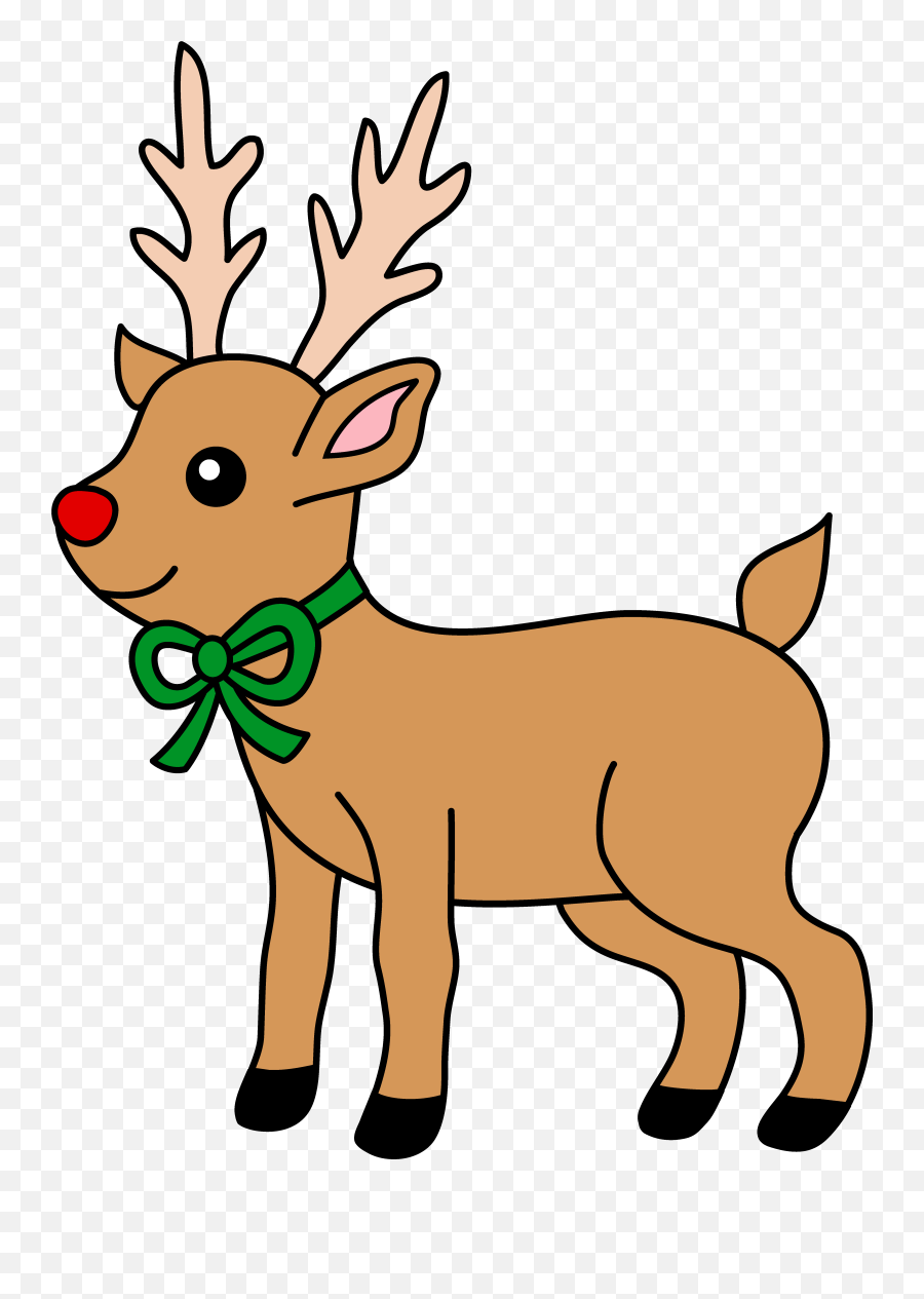 Free Reindeer Images Download Free Clip Art Free Clip Art - Clipart Rudolph Reindeer Emoji,Twas The Night Before Christmas Emojis