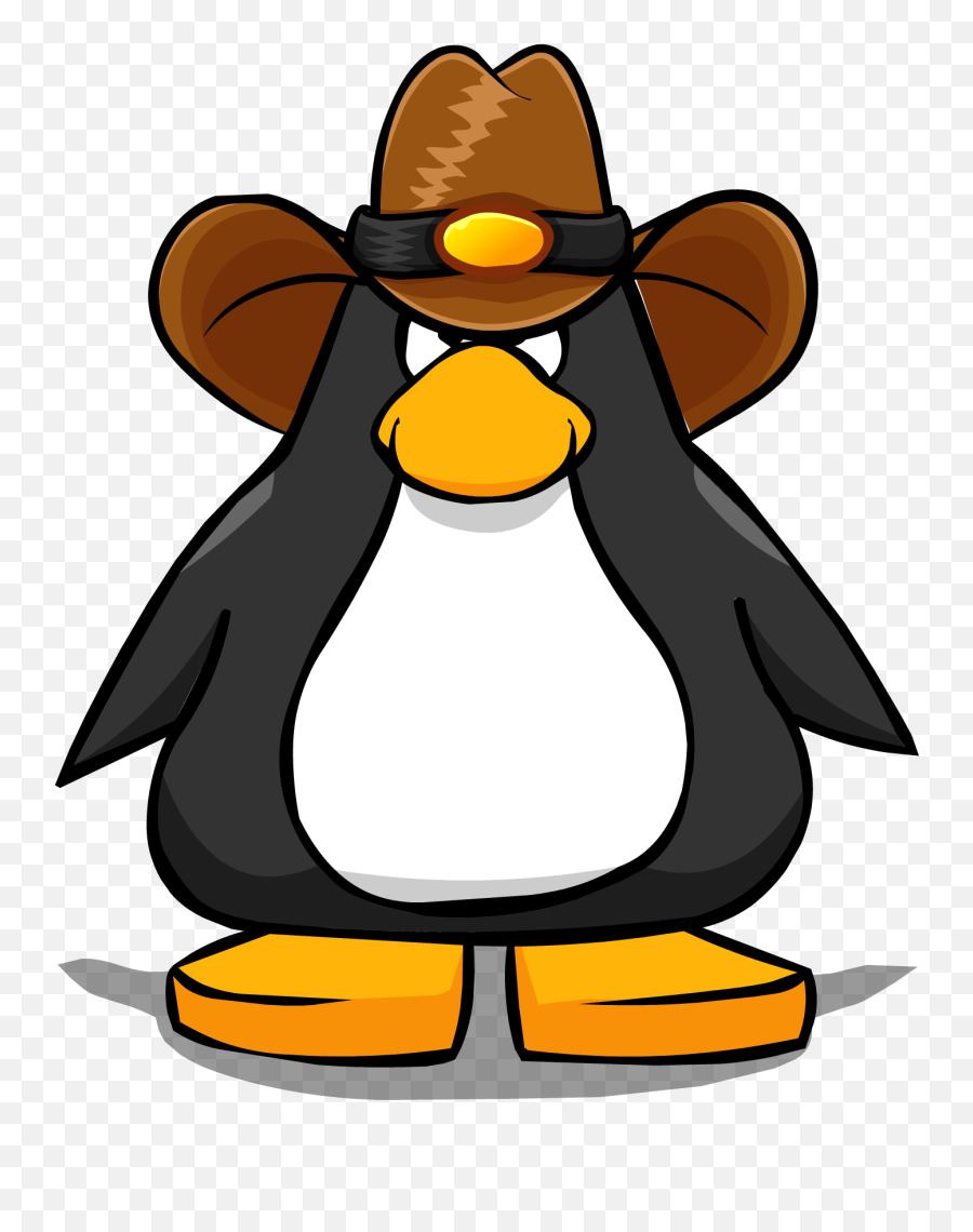 Brown Cowboy Hat Club Penguin Wiki Fandom - Club Penguin Propeller Hat Emoji,Cow Boy Hat Emoji