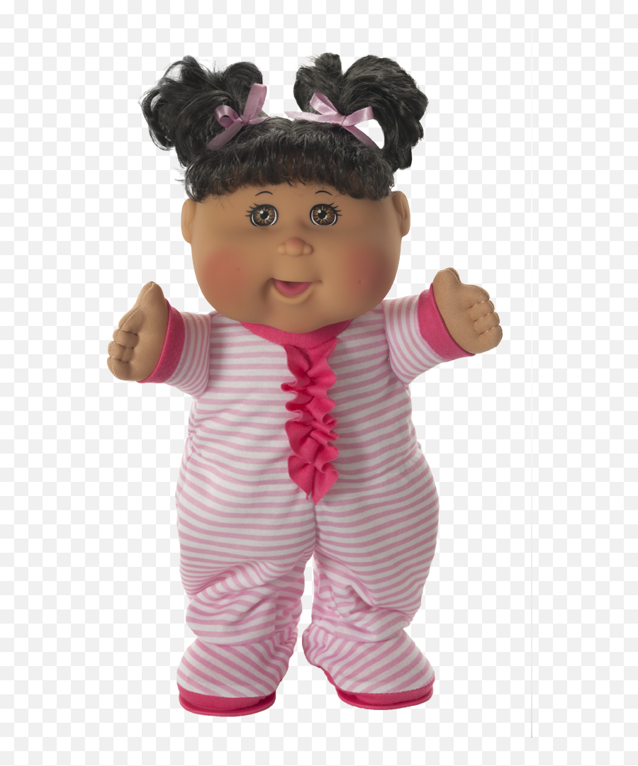 Pajama Dance Party Cabbage Patch Doll - Cabbage Patch Doll With Two Ponytails Emoji,Dancing Emoticon Doing Cabbage Patch