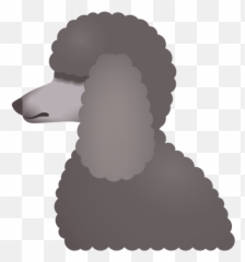 Poodleu2014u2014png - Curly Emoji,Dog Emojis Poodle