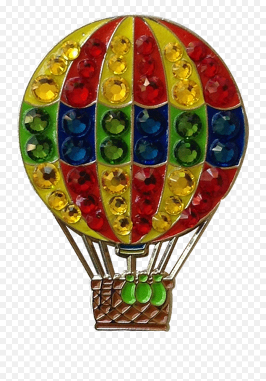 Bonjoc Ball Marker U0026 Hat Clip - Hot Air Balloon Decorative Emoji,Swarovski Happy Emoticon Bracelet Sale