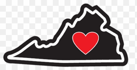 Heart In Virginia Va Stickerall - Weather High Quality Keep Virginia Clip Art Emoji,Sasquatch Emoji