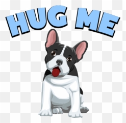 Frenchiemoji - French Bulldog By Satirtec Sl Language,Laughing Bulldog Emoji Png