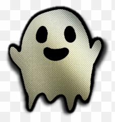 Ghost Spirit Spooky Halloween Sticker By Kris Smith - Halloween Aesthetic Clip Art Emoji,Spooky Emoticon