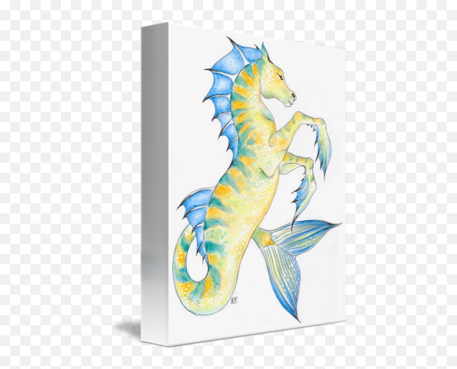 Neptune Seahorse Fantasy By Evey Studios - Mythical Creature Emoji,Facebook Emoticons Seahorse