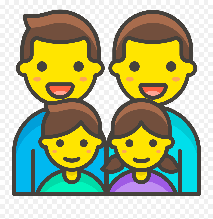 File311 - Familymanmangirlboy1svg Wikimedia Commons Familia Iconos Emoji,The Difference Between Boy And Girls Day In Emojis