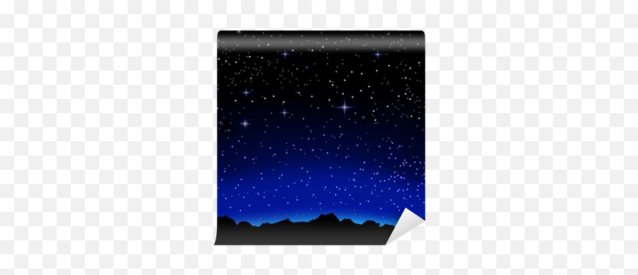 Starry Night Wall Mural U2022 Pixers - We Live To Change Emoji,How Do I Get Emojis On Galaxy S3
