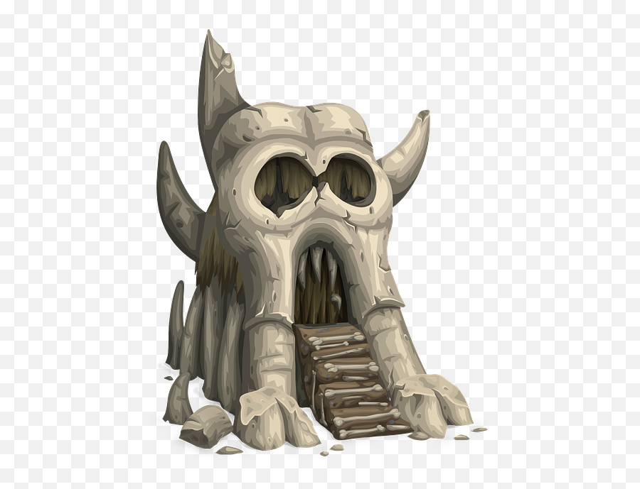 Skull Greyskull Castle - Free Vector Graphic On Pixabay Emoji,Terrifying Emotions