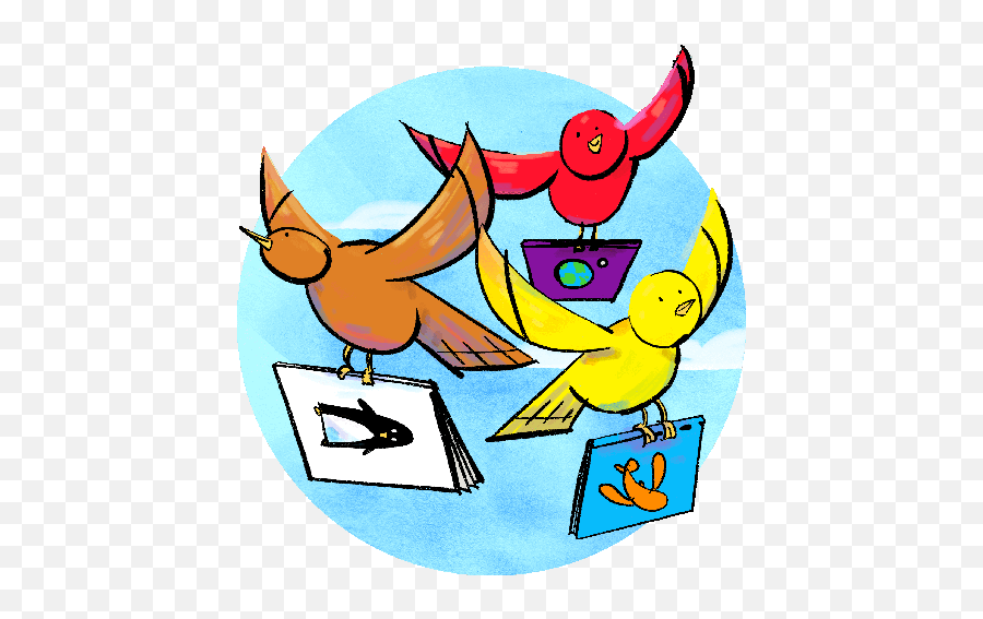 Book Finder Reading Rockets - Bird Reading Books Clipart Emoji,Preschool Emotions Theme