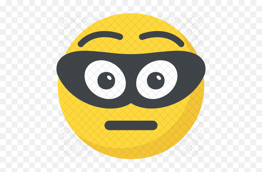 Burglar Emoji Icon Of Flat Style - Burglar Emoji,Emoji Hacker
