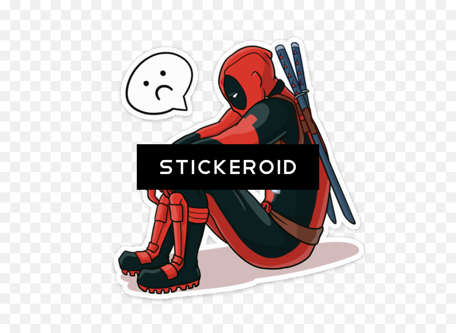 Sad Depression - Depression Deadpool Sad Emoji,Oscar The Grouch Emoji