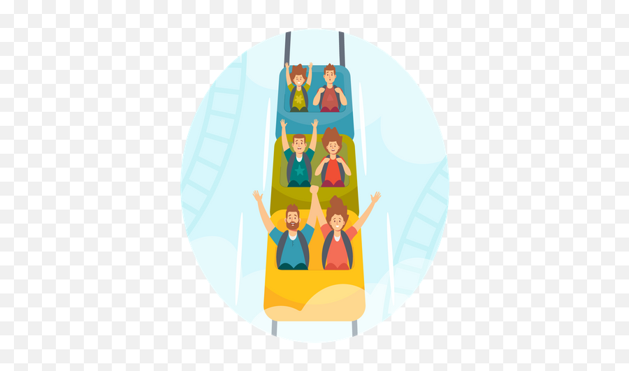 Roller Coaster Icon - Download In Line Style Emoji,Theme Park Emoji