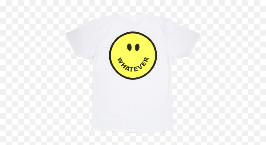 Supreme Whatever Tee - Su1076 Happy Emoji,Whatever Emoticon