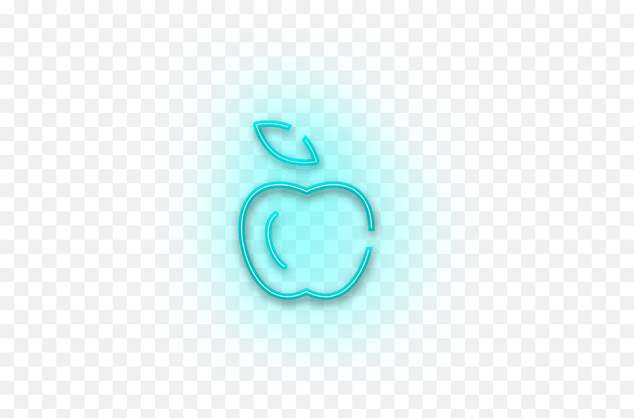 Neon Blue Apple Icon Transparent Png U0026 Svg Vector Emoji,Blue Book Emoji Apple