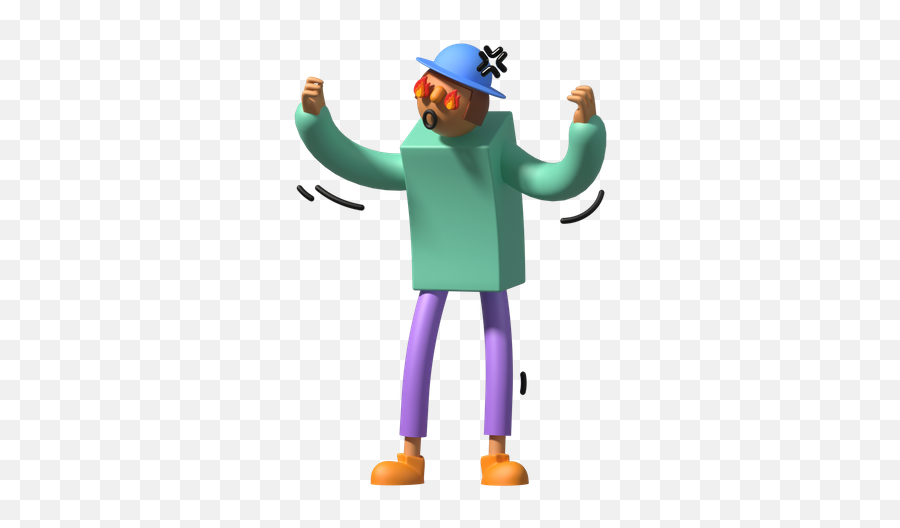 Premium Man Dancing Emoji 3d Illustration Download In Png,Man Dancing Emoji