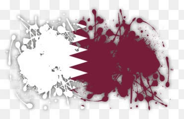 Qatar Flag Ink Clipart - Qatar Clipart Emoji,Octopus Pen Emoji