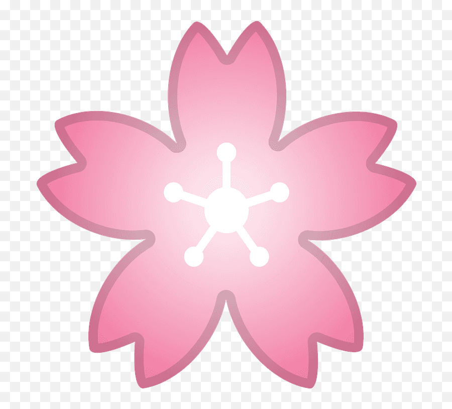 The Best Flower Emoji Meaning Facebook And View - Pink Cherry Blossom Emoji,Emojis Meaning