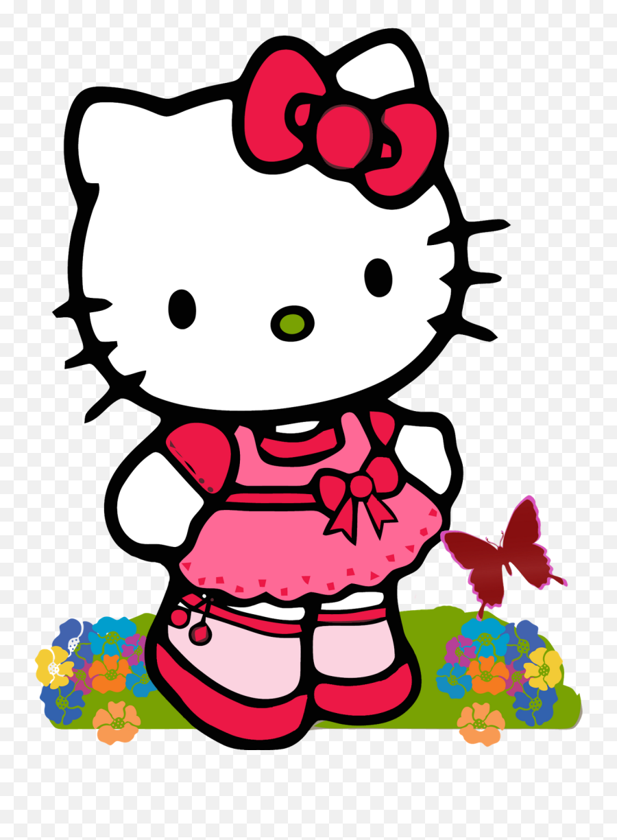 Cartoon Characters Hello Kitty - Clip Art Library Hello Kitty Png Emoji,Hello Kitty Emojis