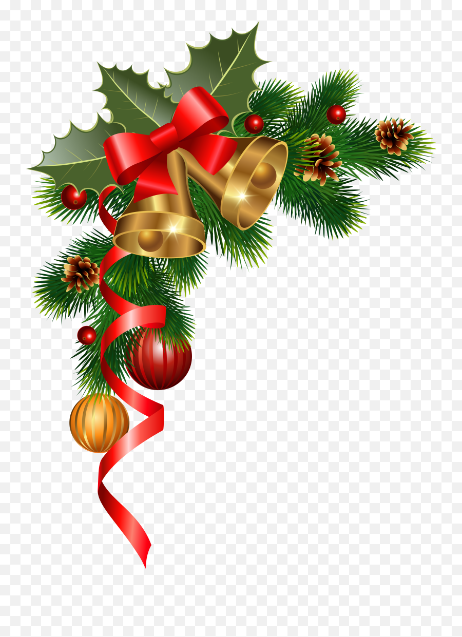 Download Christmas Free Png Transparent Image And Clipart - Transparent Christmas Corner Png Emoji,How To Make Emoji Decorations