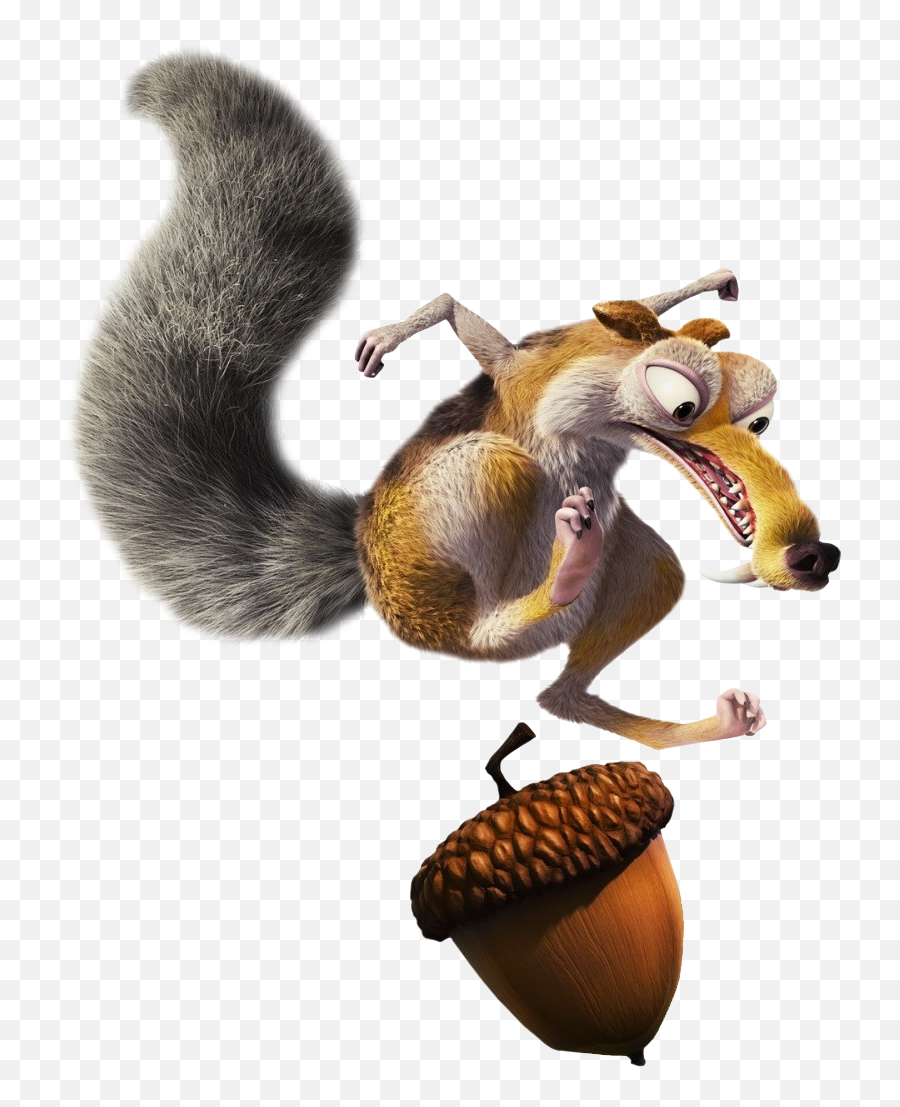 Ice Age Squirrel Glass Png Image - Ice Age Scrat Transparent Emoji,Emoticons Ice Age