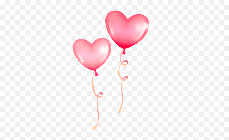 Balloon Balloons Heart Hearts Sticker - Balloon Emoji,Emoji Heart Balloons