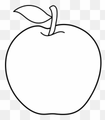 Apple Clipart Black And White Free - Apple Fruit Clipart Black And White Emoji,Black Apple Emoji