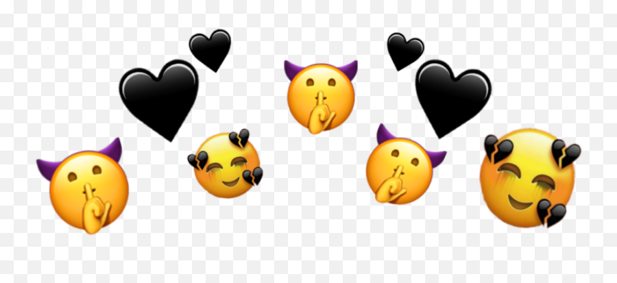 Emoji Emojis Emojicrown Crown Sticker By Horny Person - Dot,Black Person Emoji