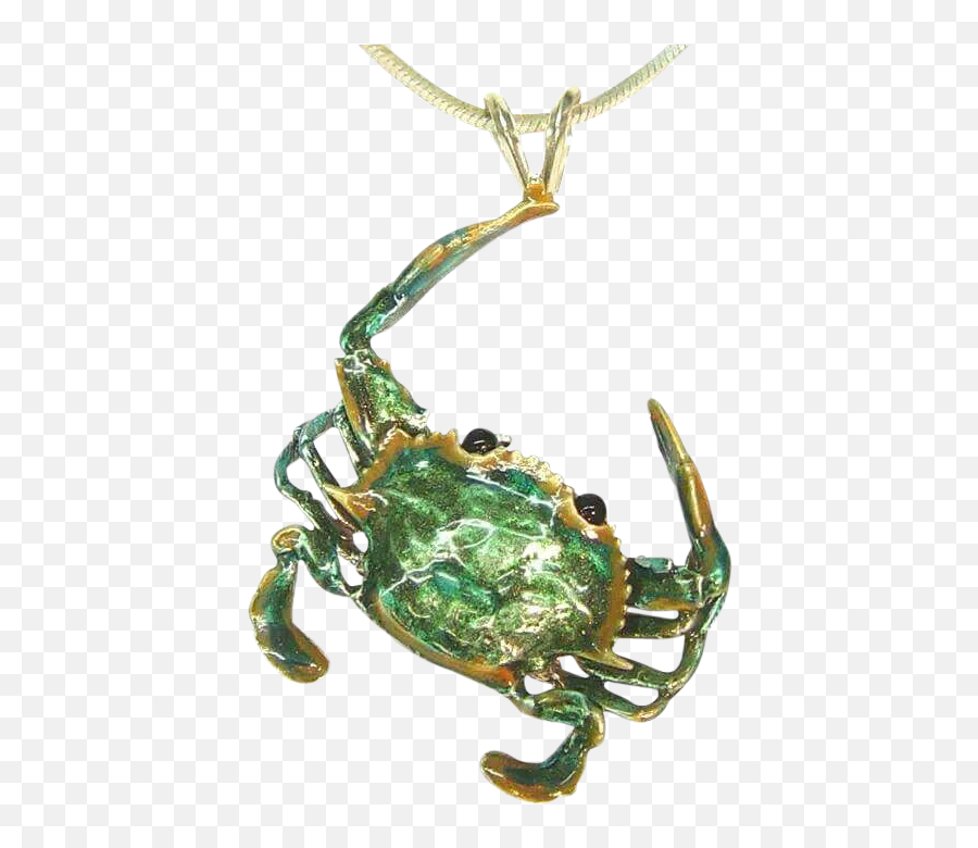 Sterling Silver - Cancer Emoji,Pinching Crab Emoticon