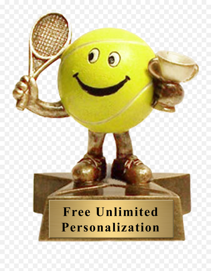 Little Buddy Tennis Trophy - Tennis Trophy Emoji,Emoticon Kickballs