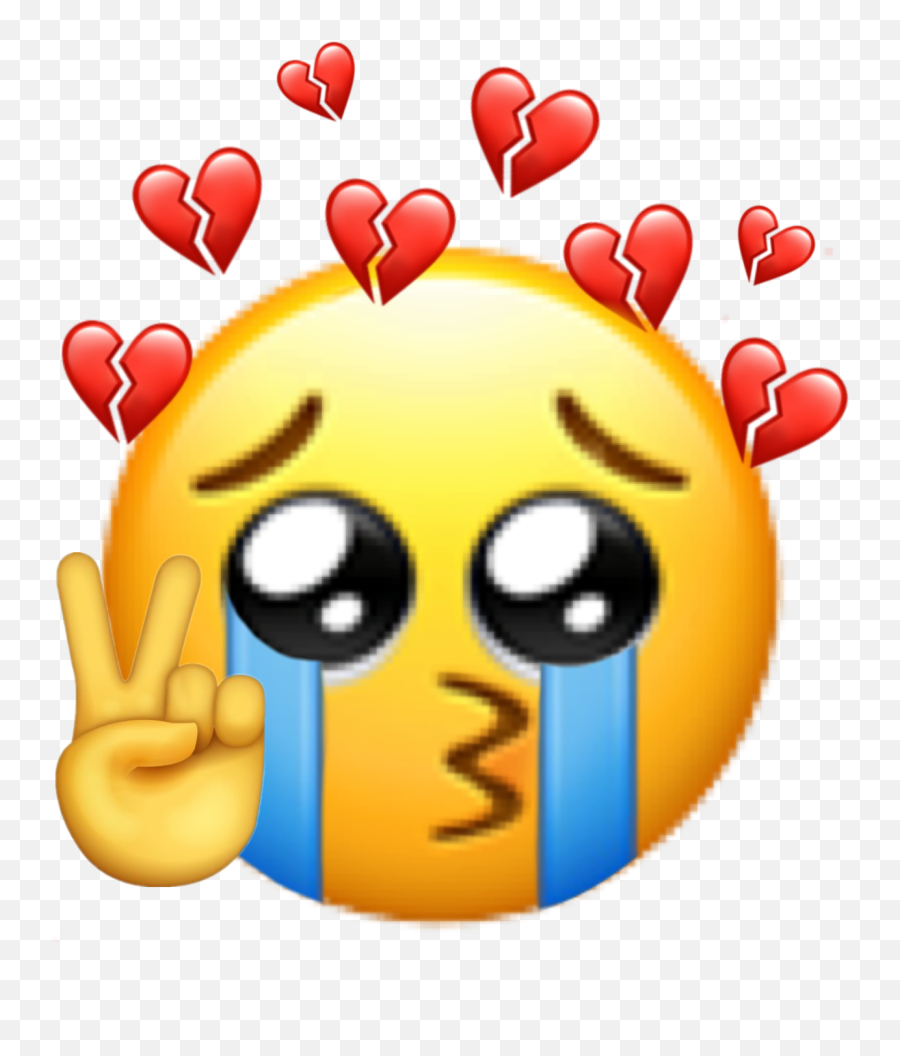 Emoji Brokenheart Sad Mood Sticker By Chris - Happy,Chris Cornell Emoticons