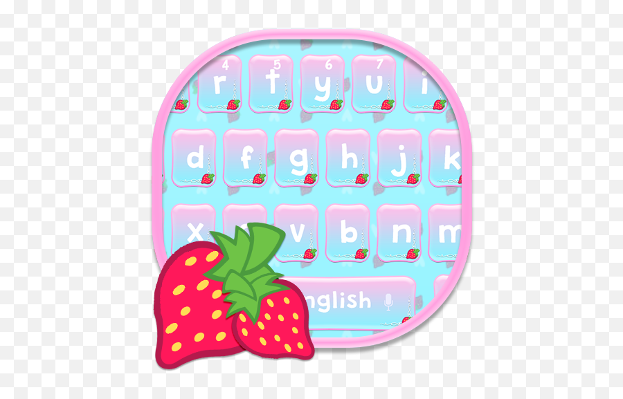 Rose Strawberry Keyboard Theme - Aplikasi Di Google Play Fresh Emoji,Berry Emoji