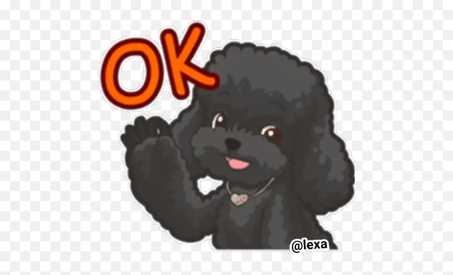 Sticker Maker - Hi P O O D L E S Curly Emoji,Dog Emojis Poodle