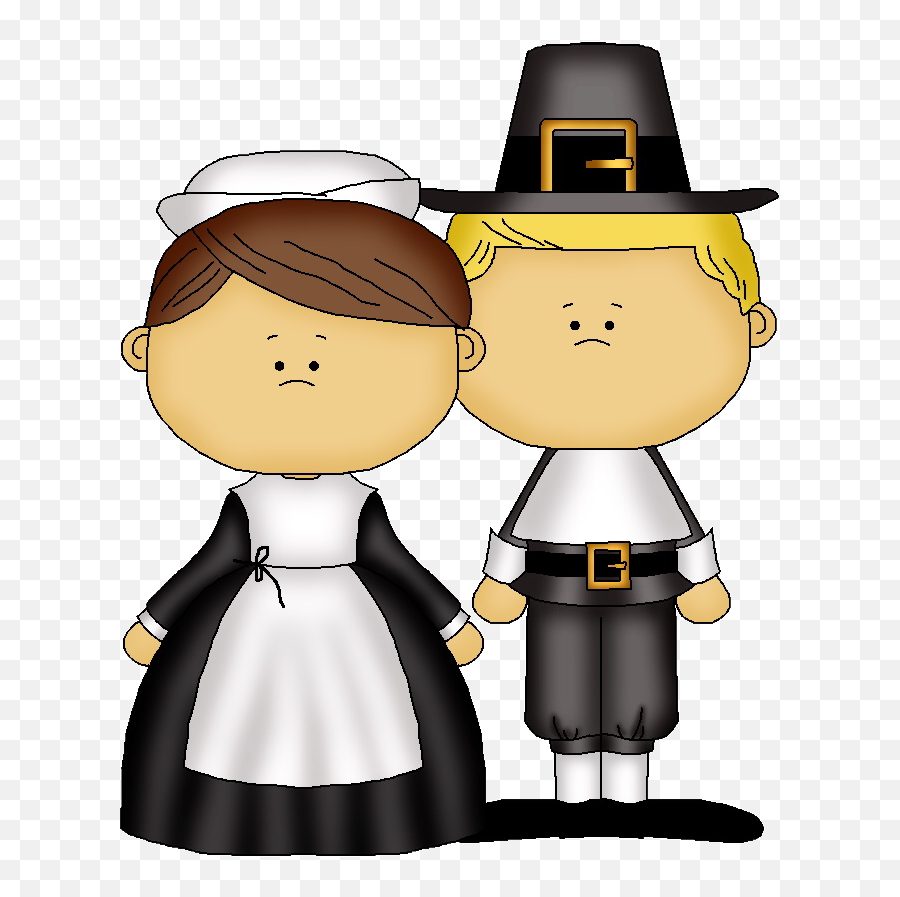 Thanksgiving Pilgrim Couple Sticker By Salulilbug - Costume Hat Emoji,Pilgrim Emoji