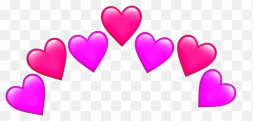 Love Heart Pink Emoji - Heart Emoji Wholesome Png,Emoji Tripple Hearts