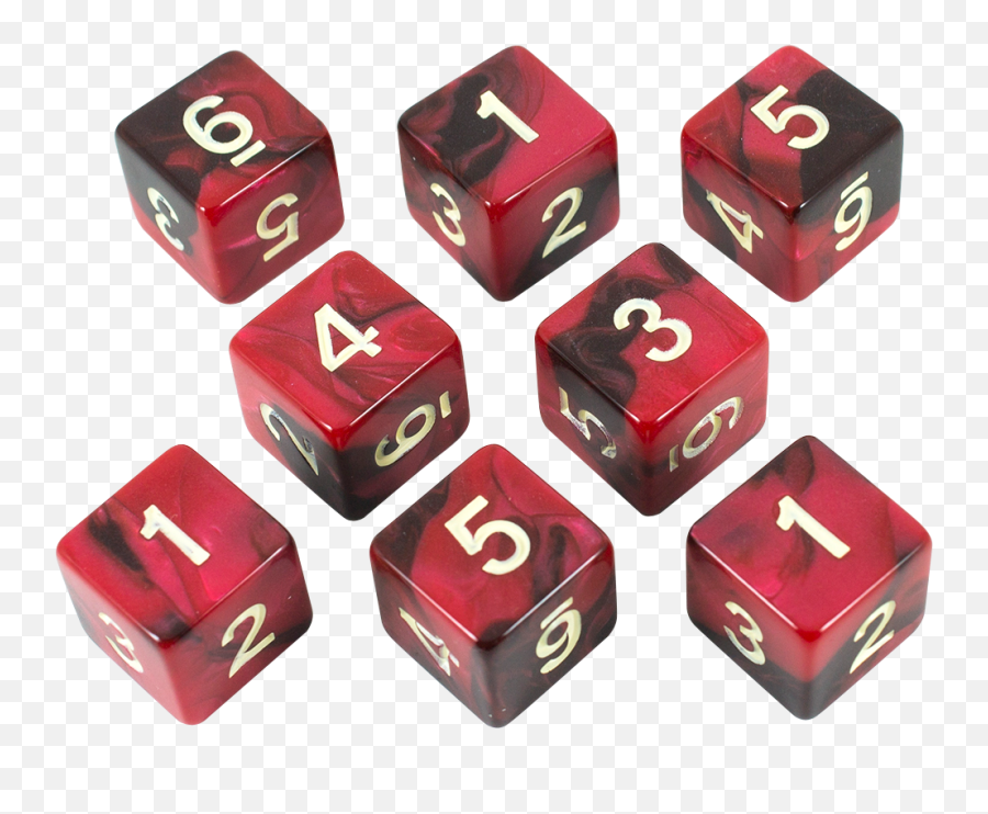 Games Flashowl Du0026d Dice Set Blood Dice With Irregular Spray - D6 Dice Png Emoji,Emotion Foam Dice