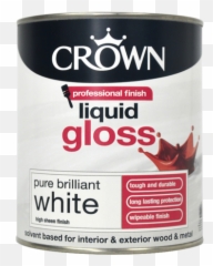 Crown Liquid Gloss Paint Brilliant - Crown Paints Emoji,Liquid Emotions