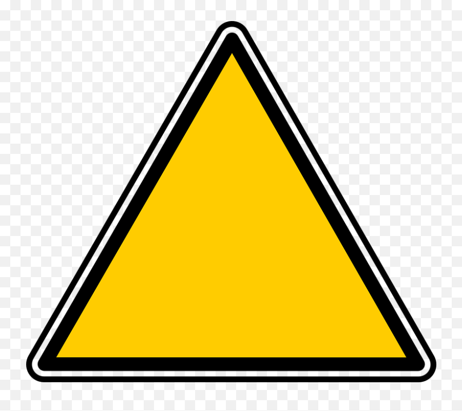 Free Photo Symbols Signs Geometric Yeild Design Triangle - Yellow Blank Yield Sign Emoji,Sad Symbols -face -smiley -smileys -smilies -emoji -emojis