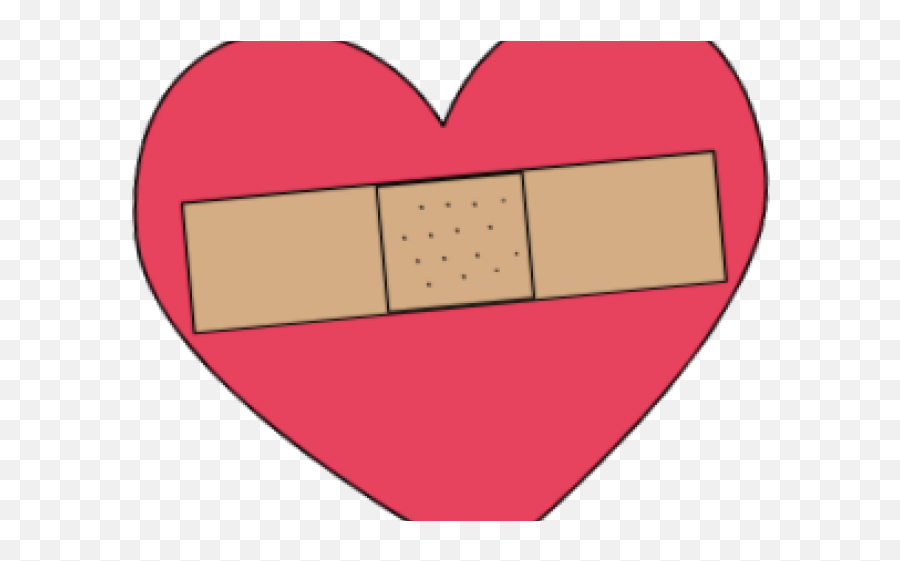 Broken Heart Clipart Bandaid Clipart - Png Download Full Language Emoji,Bandaid Emoji