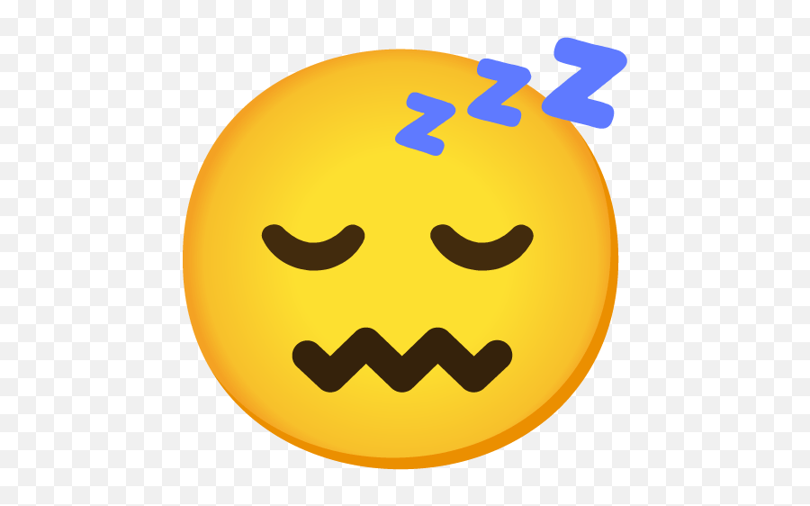 Sleeping Face - Emoji Dormido,Nougat Emojis On Marshmallow